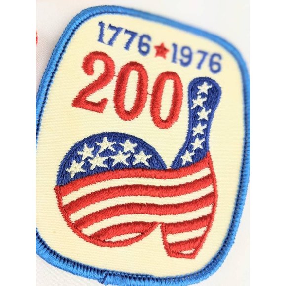 Set of 4 Brunswick Bowling Award Patch Souvenirs Vintage 500 Series Achievement - Picture 7 of 9